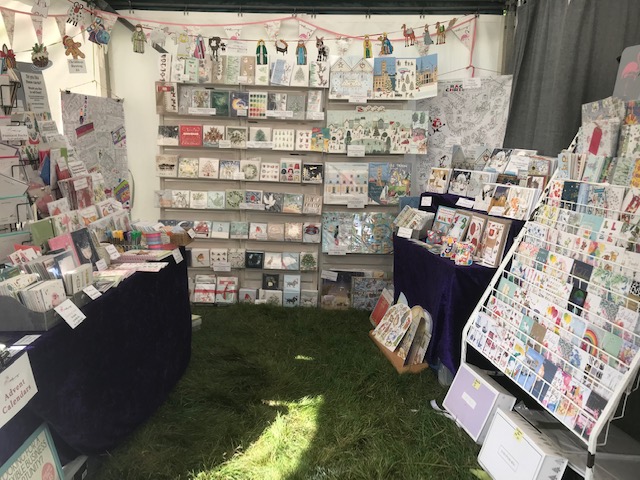 My space for four days at Stonor Park Country Craft Show